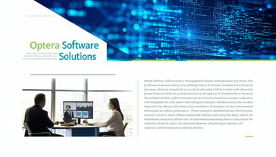 Optera Software Solutions newsletter illustration